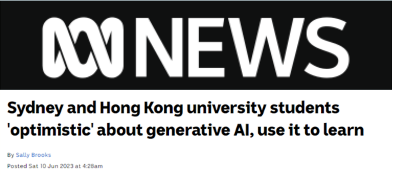 Sydney and Hong Kong university students 'optimistic' about generative AI, use it to learn
