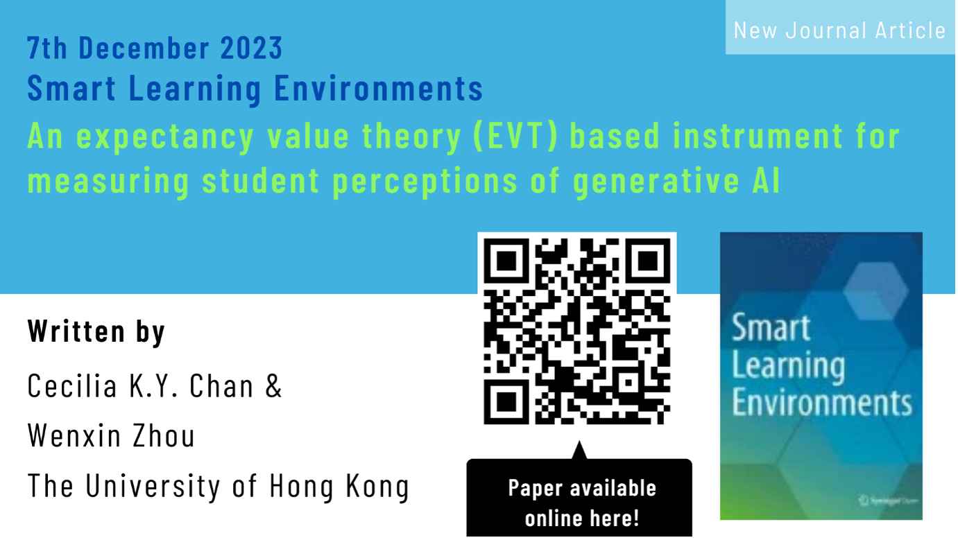 7th December 2023 – New paper published in Smart Learning Environments